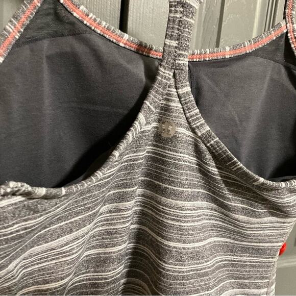 Lululemon Power Y tank Size 4 exercise top workout gray - Picture 6 of 11